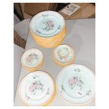 ADAMS ENGLAND CALYX WARE DISHES 12 LUNCHEON