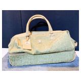 DVF SUITCASE W/ WHEELS AND SHOULDER STRAP LIKE