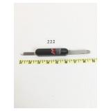 PIERRE CARDIN BLACK PLASTIC HANDLE WITH GREY RED