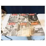 SIX BRIEF MAGAZINES 1945 GOOD CONDITION CORNER