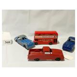 TOOTSIE CARS DOUBLE DECKER BUS