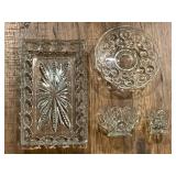 LE SMITH MOON AND STARS CLEAR GLASS RECTANGULAR