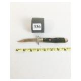 CASE CHEETAH CUB BLACK CARVED HANDLE NEW NO BOX