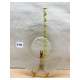 ROSE DESIGN PLATE 10"