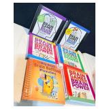 6 BRAIN GAMES BOOKS UNUSED