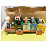 TIN LITHOGRAPH BATTERY OP TRAIN