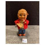 WIND UP TOY, TRADE MARK TOYS, MAN WIPING HIS