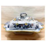 ASHWORTH BROS HANLEY ENGLAND IRONSTONE COVERED