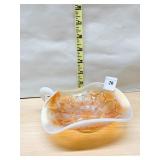 DUGAN NAPPY OPALESCENT EDGE 3" H X 7"