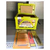 BAIT BOX, CRAFTSMAN SABRE BLADES, ETC.