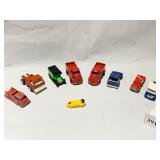 TOOTSIE AND HOT WHEEL CARS 9 PIECES