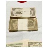 50 CENTAVO AND ONE CENTAV0 APPROX. 100 EACH PER