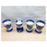 BLUE/WHITE EGG CUPS DOUBLE SIDED