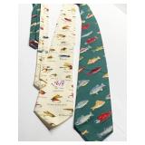 TWO OTIS TIES FISHING MOTIF