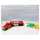 MOBIL TOOTSIE TANKER AND PLASTIC TANKER