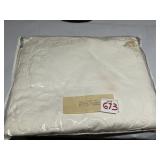 TABLE CLOTH IN CASE LOOKS UNUSED .