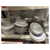 NORITAKE CHINA SERVICE FOR 10 MINUS ONE DINNER