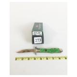 CASE #03966 CHEETAH BR GREEN NOB