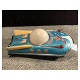 TIN UNIVERSE SPACE SHIP TOY, BATTERY OP