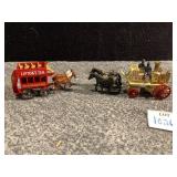 LESNEY AND LLEDO MINIATURE IRON HORSE DRAWN