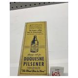 DUQUESNE PILSNER MAP