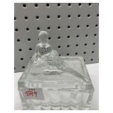 COVERED BOX W/ WOMAN