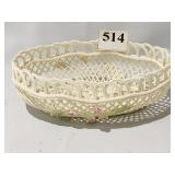 BELLEEK WOVEN BASKET