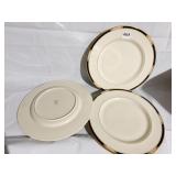 4 LENOX HANCOCK PLATES