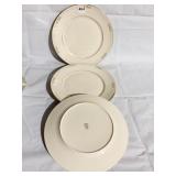 4 LENOX FIRELIGHT PLATES