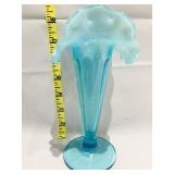 8.5" RUFFLED VASE