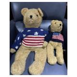 TWO BEARS W/ AM. FLAG SWEATERS
