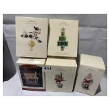 5 HALLMARK ORNAMENTS