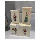 4 HALLMARK ORNAMENTS
