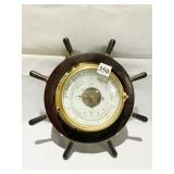 SHIP WHEEL BAROMETER