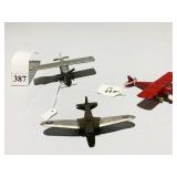 3 AIRPLANES INCL. TOOTSIE