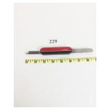 PIERRE CARDIN DOUBLE BLADE KNIFE WITH BLACK AND