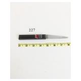 PIERRE CARDIN SINGLE BLADE BLACK HANDLE WITH RED