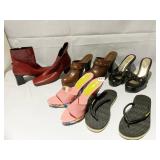 SZ. 9 ASSORTED SHOE LIGHT WEAR BOOTS
