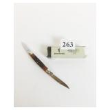 BROWNING MODEL 340 TRADITIONAL AMBER BONE NOB