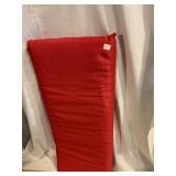 RED BENCH CUSHION 50" X 20"