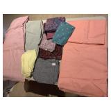 ASSORTED FABRIC SOME LARGE PIECES