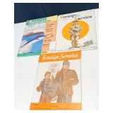 (2) FOREIGN SERVICE MAGAZINES, 1 ROTARIAN MAY