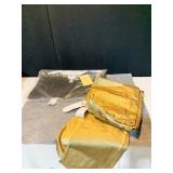 LINE BY LOUIS DELLOLIO 2 X BLACK SWEATER W/ GOLD