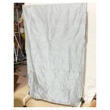 4 PANELS 40" W X 82" L LIGHT BLUE DRAPES, SZ.