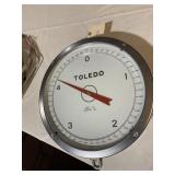 TOLEDO SCALE W/ WEIGHT TRAY ETC.