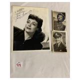 STUDIO CARDS CLARK GABLE, JOAN CRAWFORE, ALLISON