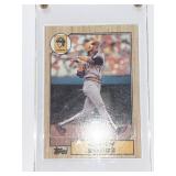 BARRY BONDS TOPPS 1987 IN HOLDER