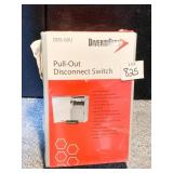 PULL-OUT DISCONNECT SWITCH SEALED IN BOX