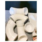 PLASTIC PIPE 3" AND FERNCO FITTINGS 2