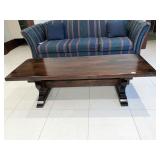 PINE COFFEE TABLE 22" H X 16" W X 60" L